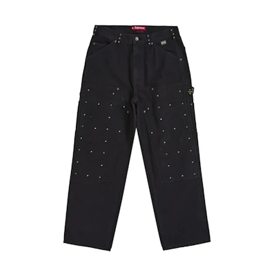 Supreme b.b. Simon Quilted Double Knee Painter Pant Black