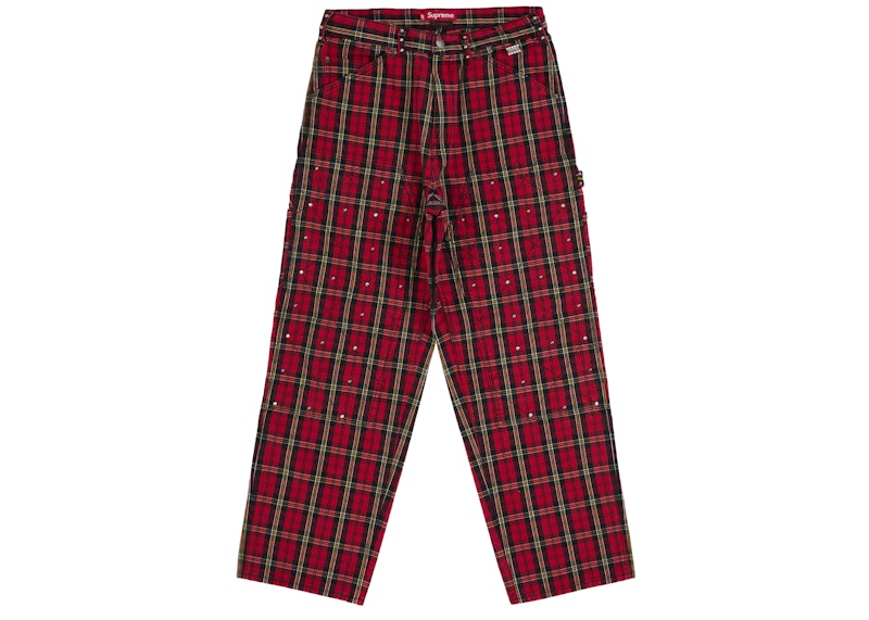 Supreme b.b. Simon Quilted Double Knee Painter Pant Plaid
