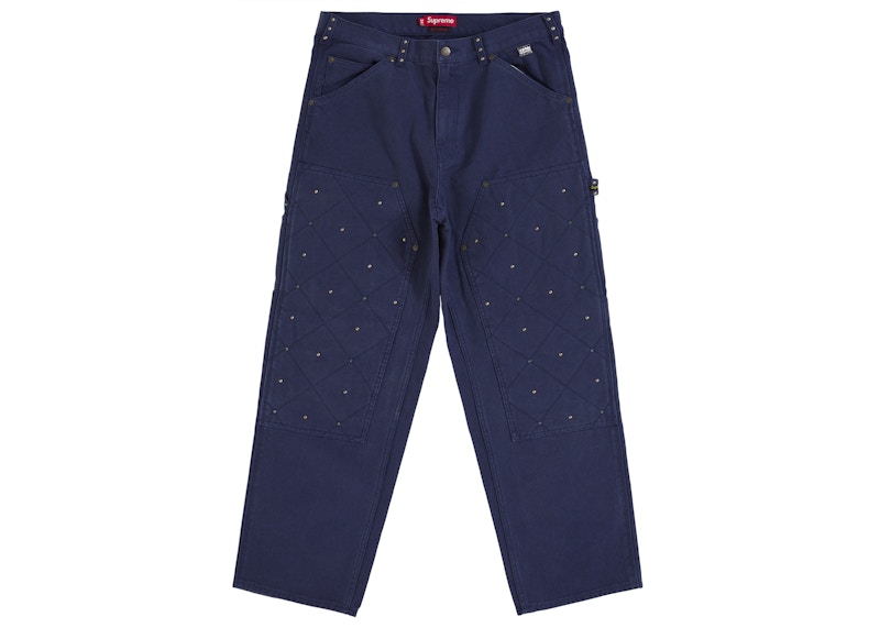 Supreme b.b. Simon Quilted Double Knee Painter Pant Navy