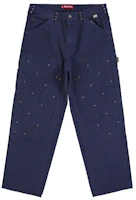 Supreme b.b. Simon Quilted Double Knee Painter Pant Navy Supreme b.b. Simon Quilted Double Knee Painter Pant Navy