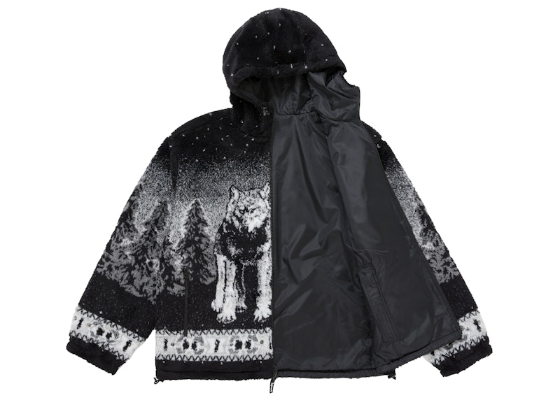 Order Supreme b.b. Simon 雙面連帽羊毛外套 黑色