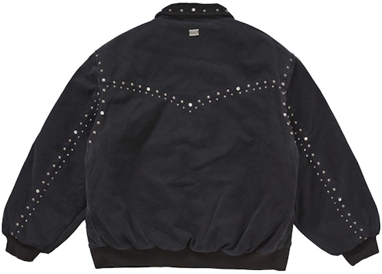 シュプリーム b.b. サイモン スタッズ ワークジャケット ブラック Order シュプリーム b.b. サイモン スタッズ ワークジャケット ブラック