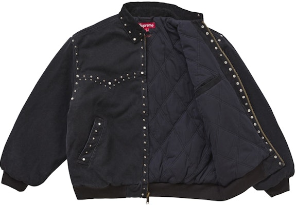 シュプリーム b.b. サイモン スタッズ ワークジャケット ブラック Lookbook シュプリーム b.b. サイモン スタッズ ワークジャケット ブラック