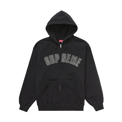 Supreme b.b. Simon Zip Up Hooded Sweatshirt Black