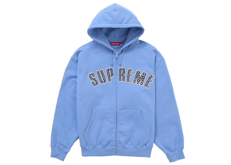Supreme b.b. Simon Zip Up Hooded Sweatshirt Blue