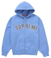 Supreme b.b. Simon Zip Up Hooded Sweatshirt Blue Supreme b.b. Simon Zip Up Hooded Sweatshirt Blue
