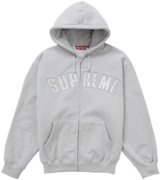 Supreme b.b. Simon Zip Up Hooded Sweatshirt Heather Grey Supreme b.b. Simon Zip Up Hooded Sweatshirt Heather Grey