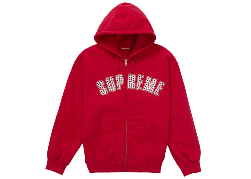 Supreme b.b. Simon Zip Up Hooded Sweatshirt Red