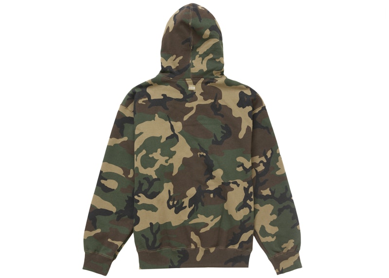 Supreme b.b. Simon Zip Up Hooded Sweatshirt Woodland Camo 圖 2