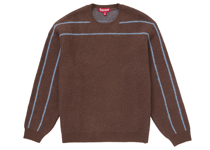 Supreme Back Stripe Sweater Brown