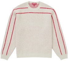 Supreme Back Stripe Sweater Stone Supreme Back Stripe Sweater Stone