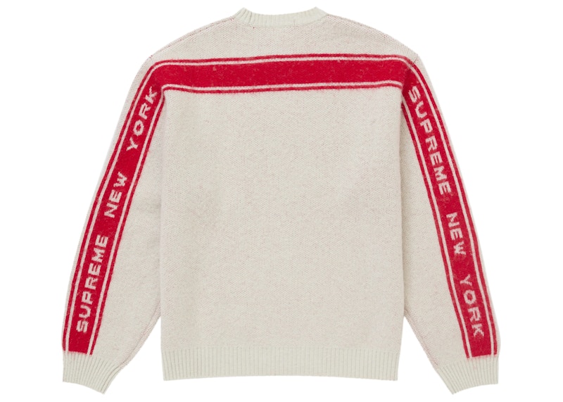 Order シュプリーム バックストライプ セーター ストーン