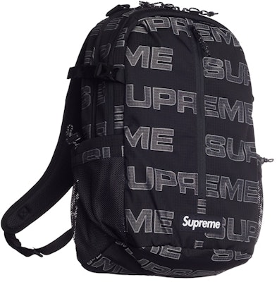 Supreme Backpack (FW21) Black Lookbook Supreme Backpack (FW21) Black