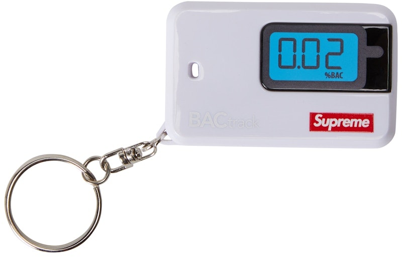 supreme-bac-track-go-keychain-ss-18-white