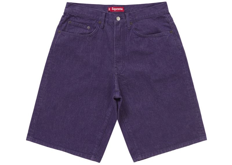Supreme Baggy Denim Short (SS25) Purple