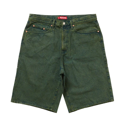 Supreme Baggy Denim Short Green