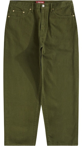 supreme-baggy-jean-fw-22-green