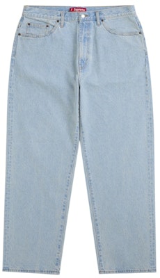 Supreme Baggy Jean (SS25) Light Washed Indigo Celana Jeans Longgar Terang. Buy Supreme Baggy Jean (SS25) Light Washed Indigo Celana Jeans Longgar Terang.