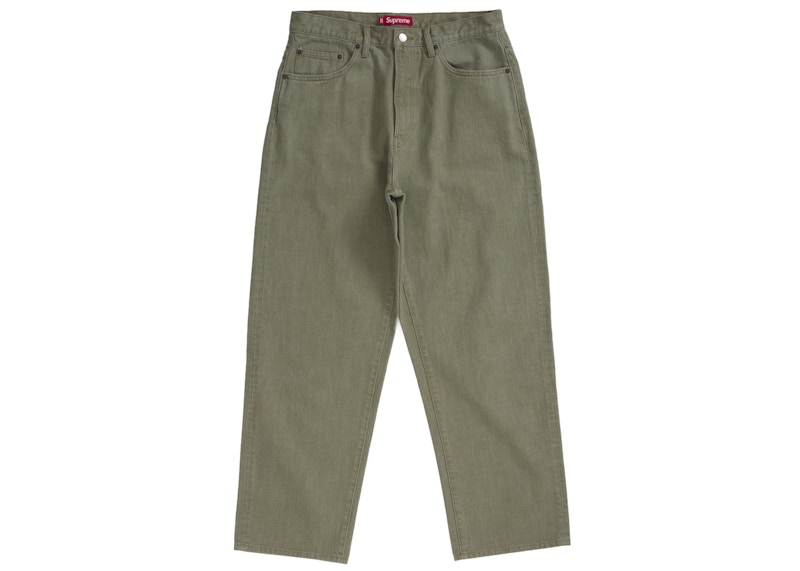 Buy Supreme Flocked Regular Jean Gold - Novelship