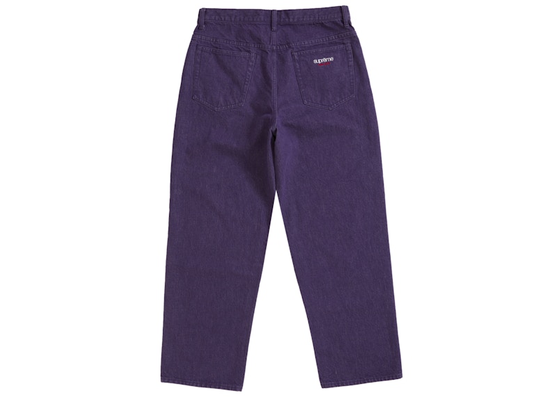 Order Supreme 寬鬆牛仔褲 (SS25) 紫色