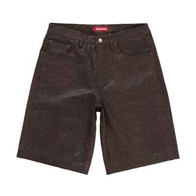 Supreme Baggy Leather Short (SS25) Brown