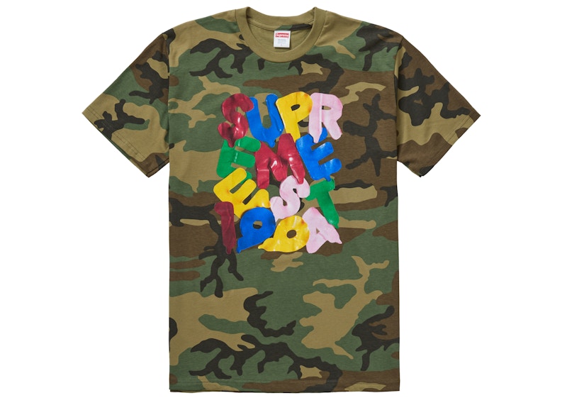 Supreme Balloons Tee Woodland Camo