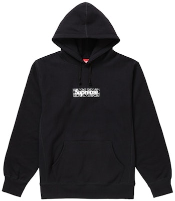 Supreme Bandana Box Logo Hooded Sweatshirt Black Buy Supreme Bandana Box Logo Hooded Sweatshirt Black