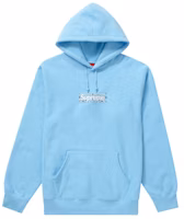 Supreme Bandana Box Logo Hooded Sweatshirt Light Blue Supreme Bandana Box Logo Hooded Sweatshirt Light Blue
