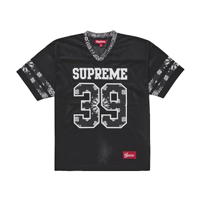 Supreme Bandana Football Jersey Black