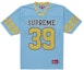 Buy シュプリーム バンダナ フットボールジャージ ブルー