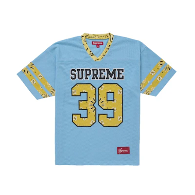 Supreme Bandana Football Jersey Blue
