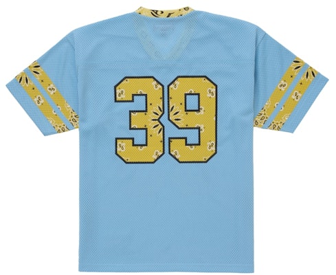 シュプリーム バンダナ フットボールジャージ ブルー Order シュプリーム バンダナ フットボールジャージ ブルー