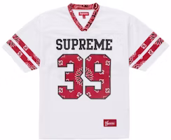 Supreme Bandana Football Jersey White Supreme Bandana Football Jersey White