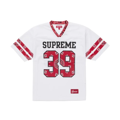 Supreme Bandana Football Jersey White