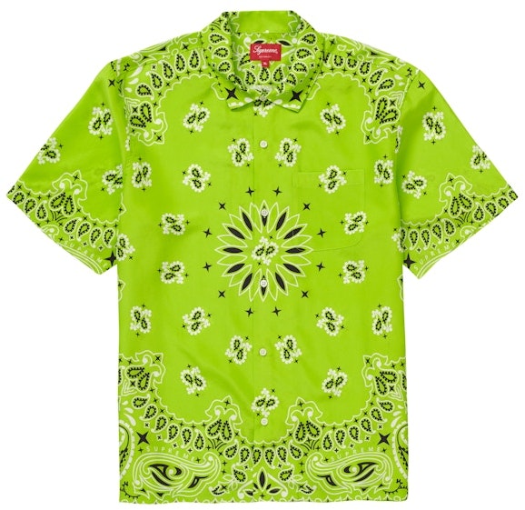 supreme-bandana-silk-s-s-shirt-bright-green