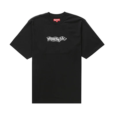 Supreme Banner S/S Top Black