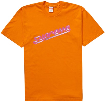 Supreme banner top tee red