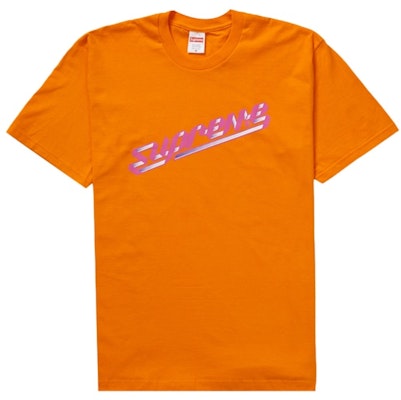 Supreme Banner Tee (FW23) Orange Buy Supreme Banner Tee (FW23) Orange