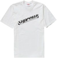 Supreme Banner Tee (FW23) White Supreme Banner Tee (FW23) White
