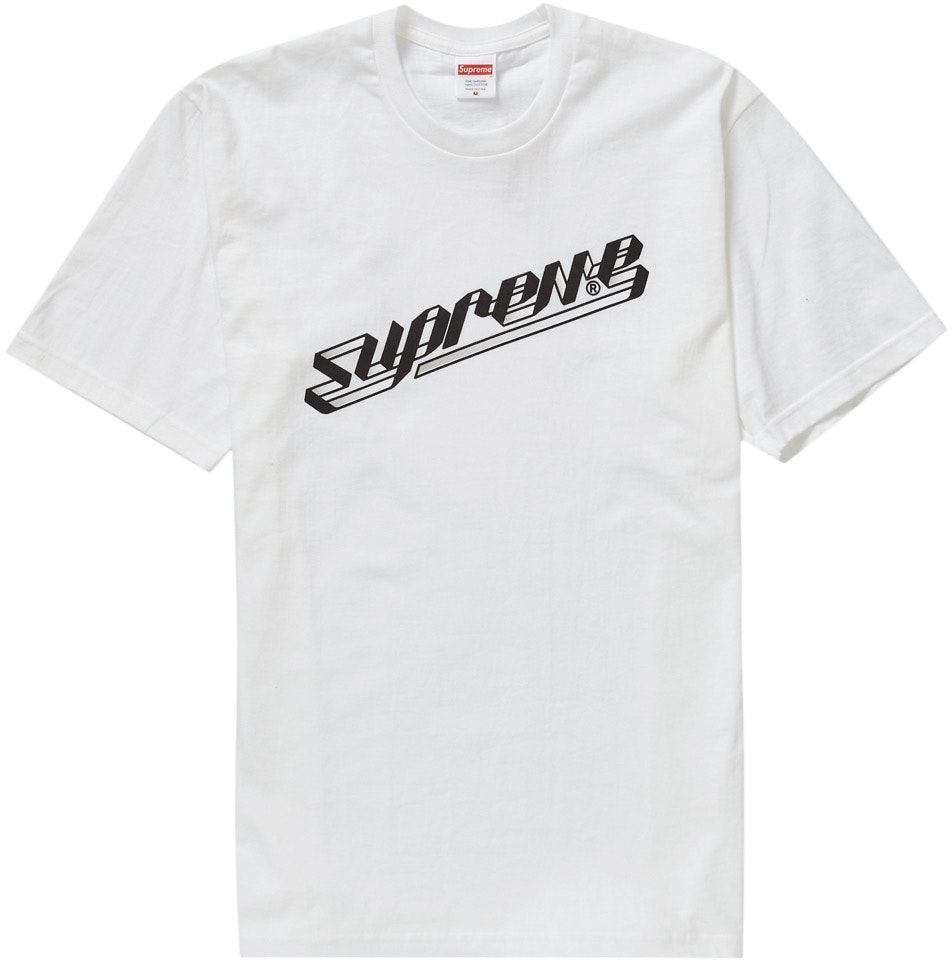 Supreme Banner S/S Top White