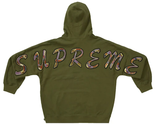Supreme Beaded Hooded Sweatshirt 'Olive' Buy Supreme Beaded Hooded Sweatshirt 'Olive'