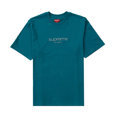 Supreme Beaded Logo S/S Top Dark Teal