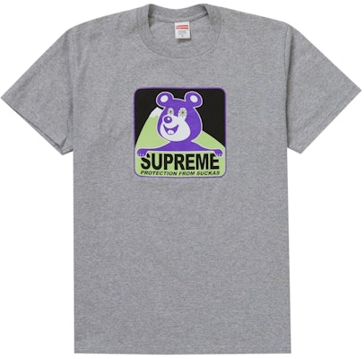 Supreme Bear Tee Heather Grey Buy Supreme Bear Tee Heather Grey