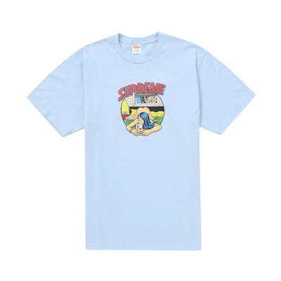 Supreme Bedroom Tee (SS25) Powder Blue