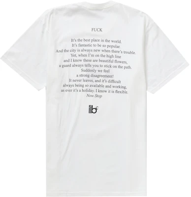 Kaos Putih Supreme Bernadette Corporation Fuck Order Kaos Putih Supreme Bernadette Corporation Fuck