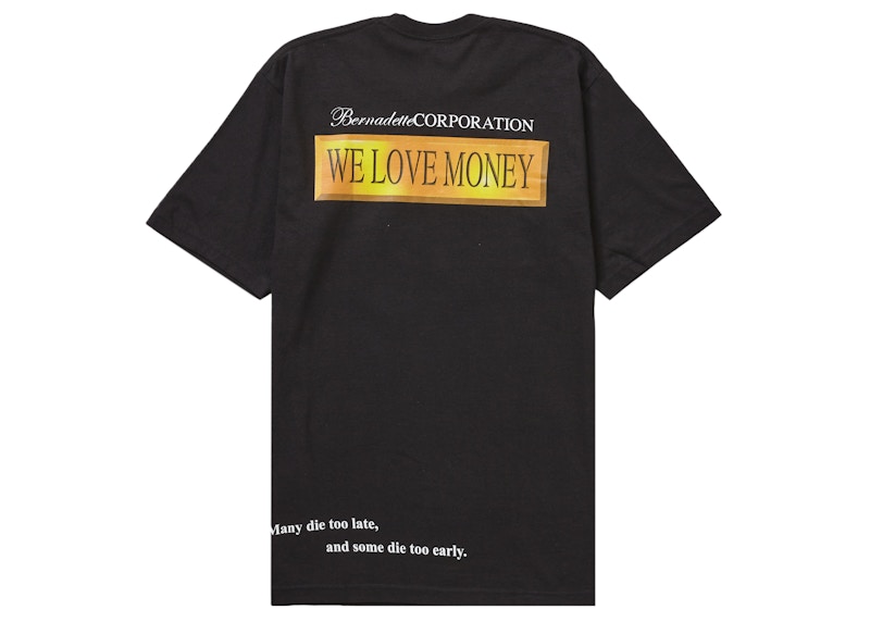 Order 슈프림 x 버나뎃 코퍼레이션 머니 티셔츠 (블랙) 
