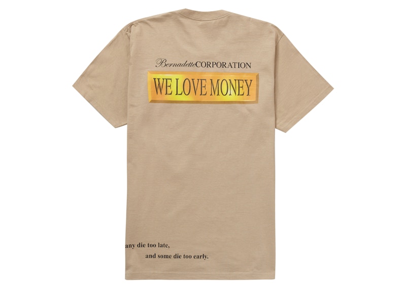 Supreme Bernadette Corporation Money Tee Khaki 圖 2