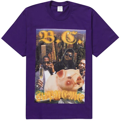Supreme Bernadette Corporation 钞票T恤 紫色 Buy Supreme Bernadette Corporation 钞票T恤 紫色