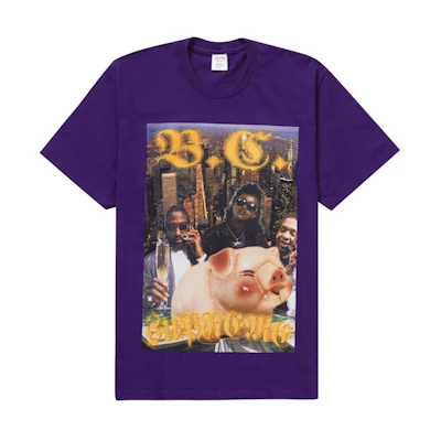 Supreme Bernadette Corporation Money Tee Purple