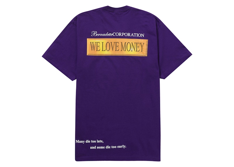 Supreme Bernadette Corporation Money Tee Purple 圖 2